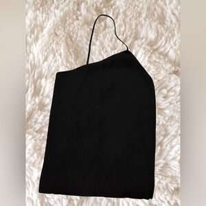 ✨ ZARA Black One-Shoulder Ribbed Tank Top ✨